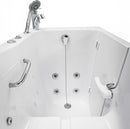 Ella Standard Acrylic Hydro Massage with Independent Foot Massage Walk in Tub 30"x60" Right Inward Swing Door 2 Piece Fast Fill Faucet Heated Seat and Backrest