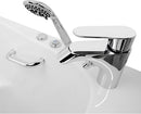 Ella Standard Acrylic Hydro Massage with Independent Foot Massage Walk in Tub 30"x60" Right Inward Swing Door 2 Piece Fast Fill Faucet Heated Seat and Backrest