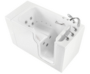 Ella Standard Acrylic Hydro Massage Walk in Tub 30"x52", Right Inward Swing Door, 5 Piece Faucet