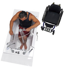 Ella Wheelchair Transfer 30"x52" Acrylic Soaking Walk-in-Bathtub Left Outward Swing Door Heated Seat 5 Piece Fast Fill Faucet 2" Dual Drain