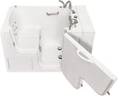Ella Wheelchair Transfer 30"x52" Acrylic Hydro Massage Walk In Bathtub with Right Outward Swing Door Heated Seat 5PC Fast Fill Faucet 2"Dual Drain