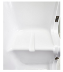 Ella Wheelchair Transfer 30"x52" Acrylic Soaking Walk-In Bathtub with Left Outward Swing Door 5 Piece Fast Fill Faucet Dual 2" Drains