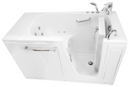 Ella Zen Acrylic Hydro Massage Walk in Tub 30"x52" Right Inward Swing Door 2 Piece Fast Fill Faucet