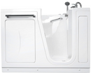 Ella Zen Acrylic Hydro Massage Walk in Tub 30"x52" Right Inward Swing Door 2 Piece Fast Fill Faucet