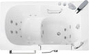 Ella Zen Acrylic Hydro Massage with Independent Foot Massage Walk in Tub 30"x60" Right Inward Swing Door 2 Piece Fast Fill Faucet