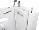 Ella Zen Acrylic Hydro Massage with Independent Foot Massage Walk in Tub 30"x60" Right Inward Swing Door 2 Piece Fast Fill Faucet
