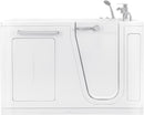 Ella Zen Acrylic Hydro Massage with Independent Foot Massage Walk in Tub 30"x60" Right Inward Swing Door 2 Piece Fast Fill Faucet