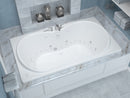 Venzi Grand Tour Bello 36 x 72 air & whirlpool bathtub installed in a bathroom