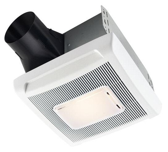 NuTone - AN80L - InVent Series Single-Speed 80 - CFM 1.00 Sones Bathroom Fan/Light