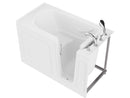 Venzi 30 x 60 walk-in soaking bathtub, right drain, white, alternate view