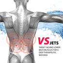 Venzi 32 x 60 walk-in whirlpool bathtub, right drain, white feature graphic