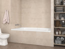 Venzi Talia 42 x 66 rectangular air & whirlpool bathtub installed in a bathroom