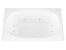 Venzi Aqui 48 x 78 rectangular air & whirlpool bathtub feature graphic