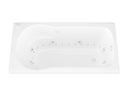 Venzi Elda 32 x 60 rectangular air & whirlpool bathtub, detail view