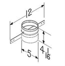 Broan - CVLD5 - Fan Accessories 5 Inch Sleeve with Damper