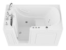 Venzi 32 x 60 walk-in whirlpool bathtub, left drain, white, detail view