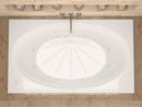 Venzi Viola 42 x 72 rectangular air & whirlpool bathtub installed in a bathroom