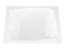 Venzi Capri 54 x 72 rectangular soaking bathtub feature graphic