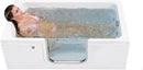 Laydown 30x60 Hydro Massage Walk in Bathtub Right Drain