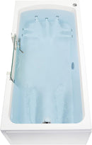 Laydown 30x60 Hydro Massage Walk in Bathtub Right Drain