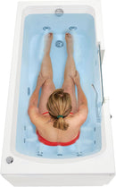 Laydown 30x60 Hydro Massage Walk in Bathtub Right Drain