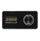 Steam Planet Superior Encore 12kw Self-Draining Steam Bath Generator with Dual Horizontal Digital Keypad in Black with Drip Pan