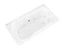 Venzi Grand Tour Elda 32 x 60 rectangular air & whirlpool bathtub feature graphic