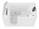 Venzi 32 x 60 walk-in whirlpool and air jetted bathtub, left drain, white, detail view