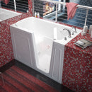Venzi 32 x 60 walk-in air jetted bathtub, right drain, white, main view