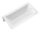Venzi Madre 30 x 60 front skirted air jetted bathtub, detail view