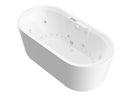 Venzi Grand Tour Padre 33 x 67 freestanding air and whirlpool jetted bathtub, main view