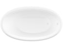 Venzi Vino 42 x 70 oval soaking bathtub, top view