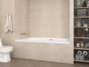 Venzi Grand Tour Talia 36 x 72 rectangular air & whirlpool bathtub installed in a bathroom