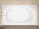 Venzi Grand Tour Talia 36 x 72 rectangular air & whirlpool bathtub installed in a bathroom