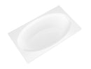 Venzi Viola 42 x 72 rectangular soaking bathtub, detail view