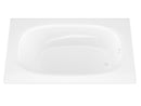 Venzi Talia 36 x 72 rectangular soaking bathtub, detail view