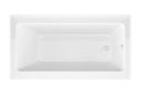 Venzi Madre 30 x 60 front skirted soaking bathtub, top view