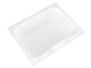 Venzi Flora 48 x 60 rectangular soaking bathtub, detail view