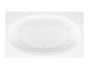 Venzi Viola 42 x 72 Rectangular Whirlpool Jetted Bathtub with Center Drain By Atlantis