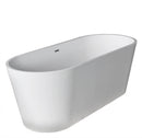 Venzi PietraStone 28 x 67 freestanding soaking bathtub, alternate view