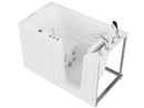 Venzi 32 x 60 walk-in whirlpool bathtub, right drain, white, alternate view