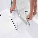 Laydown 32x72 Hydro Massage Walk-In-Bathtub Left Drain
