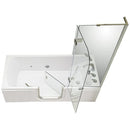 Laydown 32x72 Hydro Massage Walk-In-Bathtub Right Drain