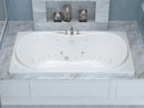 Venzi Grand Tour Bello 36 x 72 air & whirlpool bathtub installed in a bathroom