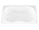 Venzi Bello 36 x 72 air & whirlpool bathtub, detail view