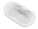 Venzi Grand Tour Aline 41 x 70 oval air & whirlpool bathtub, main view
