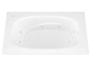 Venzi Talia 42 x 72 rectangular air & whirlpool bathtub, detail view