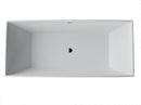 Venzi PietraStone 31.5 x 71 freestanding soaking bathtub, alternate view