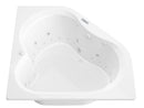 Venzi Grand Tour Tovila 60 x 60 corner air & whirlpool bathtub, main view