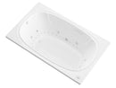 Venzi Aqui 48 x 72 rectangular air & whirlpool bathtub, main view